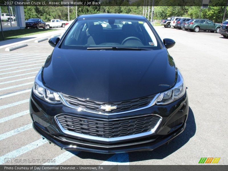 Mosaic Black Metallic / Jet Black 2017 Chevrolet Cruze LS