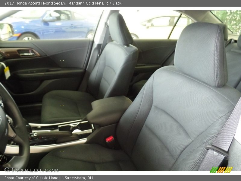 Mandarin Gold Metallic / Black 2017 Honda Accord Hybrid Sedan