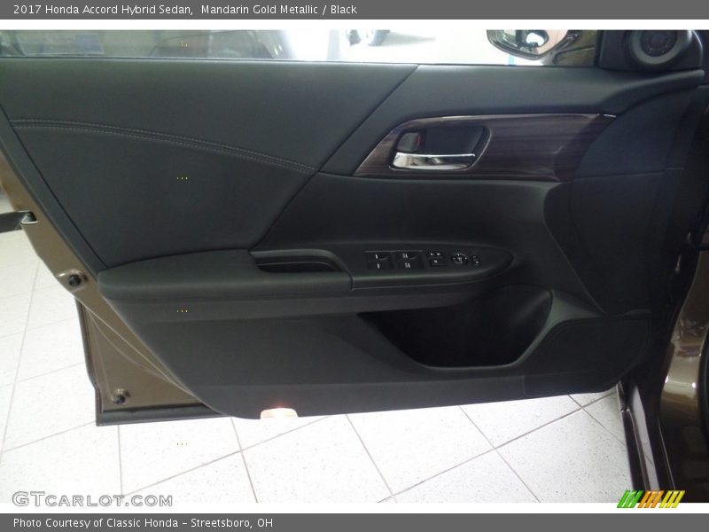 Mandarin Gold Metallic / Black 2017 Honda Accord Hybrid Sedan
