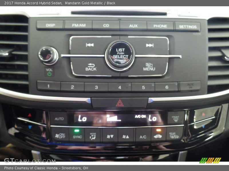 Mandarin Gold Metallic / Black 2017 Honda Accord Hybrid Sedan