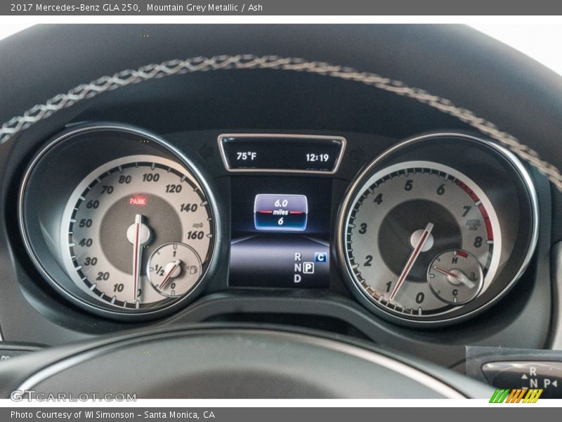  2017 GLA 250 250 Gauges