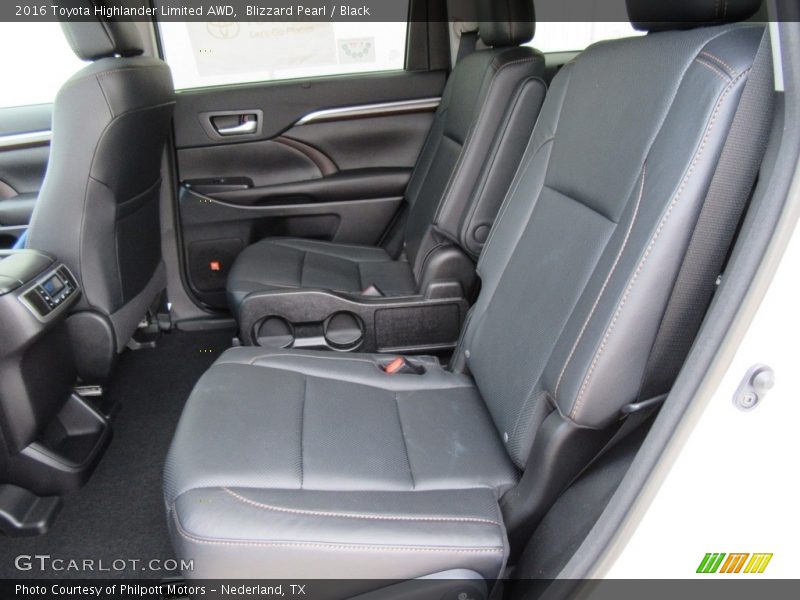 Blizzard Pearl / Black 2016 Toyota Highlander Limited AWD