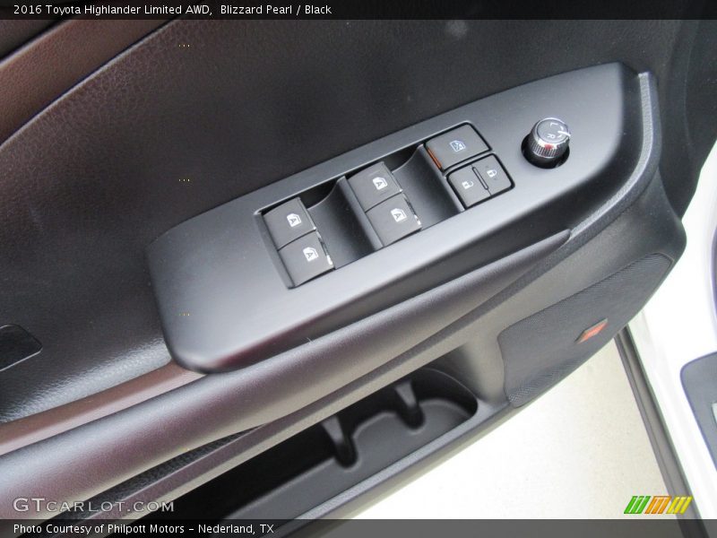 Blizzard Pearl / Black 2016 Toyota Highlander Limited AWD