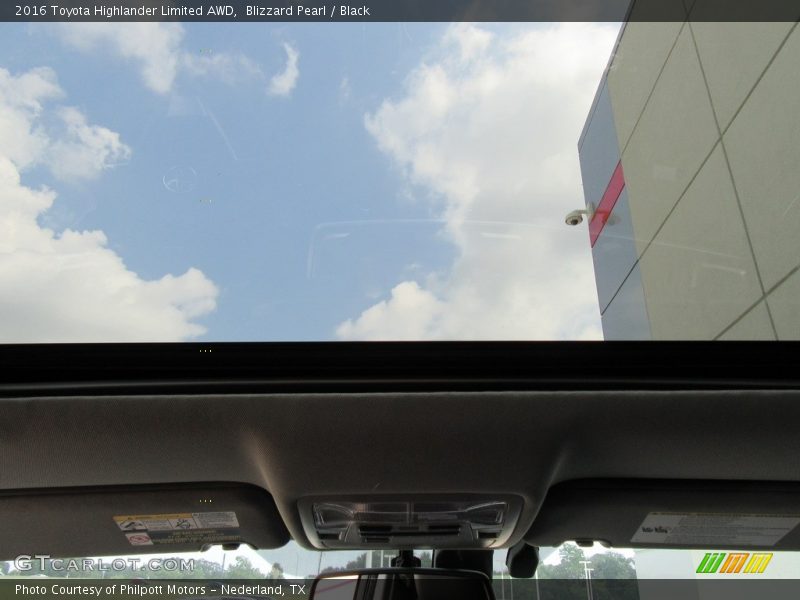 Blizzard Pearl / Black 2016 Toyota Highlander Limited AWD