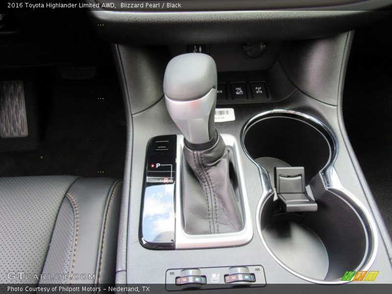 Blizzard Pearl / Black 2016 Toyota Highlander Limited AWD