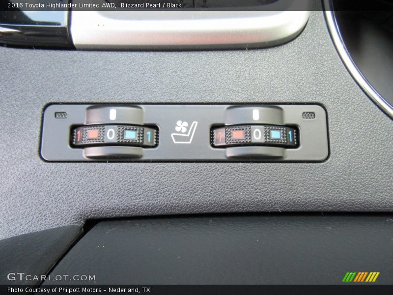 Blizzard Pearl / Black 2016 Toyota Highlander Limited AWD