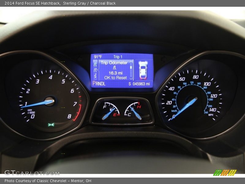 Sterling Gray / Charcoal Black 2014 Ford Focus SE Hatchback