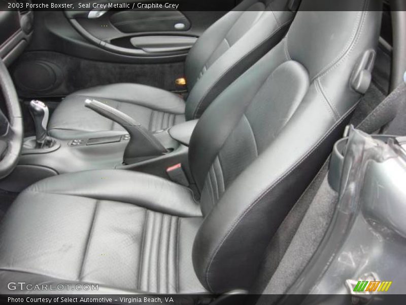Seal Grey Metallic / Graphite Grey 2003 Porsche Boxster