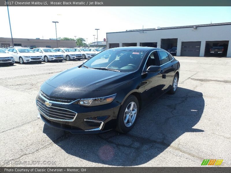 Mosaic Black Metallic / Jet Black 2017 Chevrolet Malibu LS