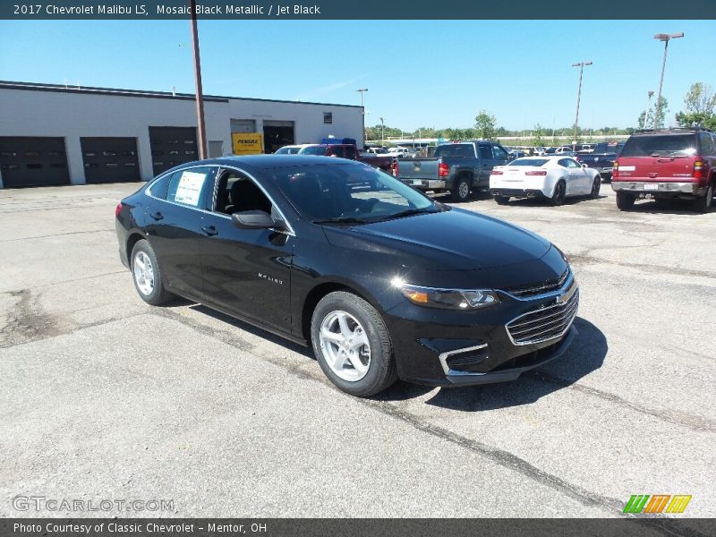 Mosaic Black Metallic / Jet Black 2017 Chevrolet Malibu LS