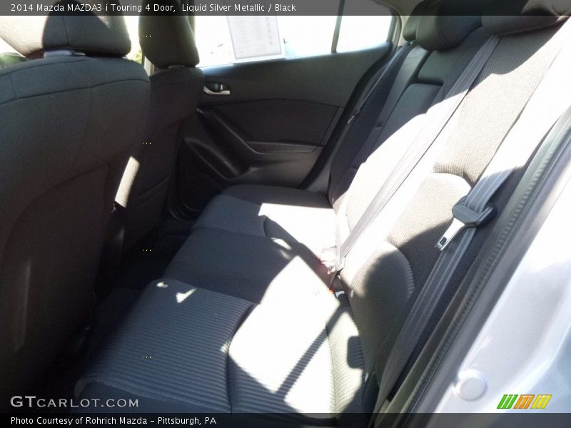 Liquid Silver Metallic / Black 2014 Mazda MAZDA3 i Touring 4 Door