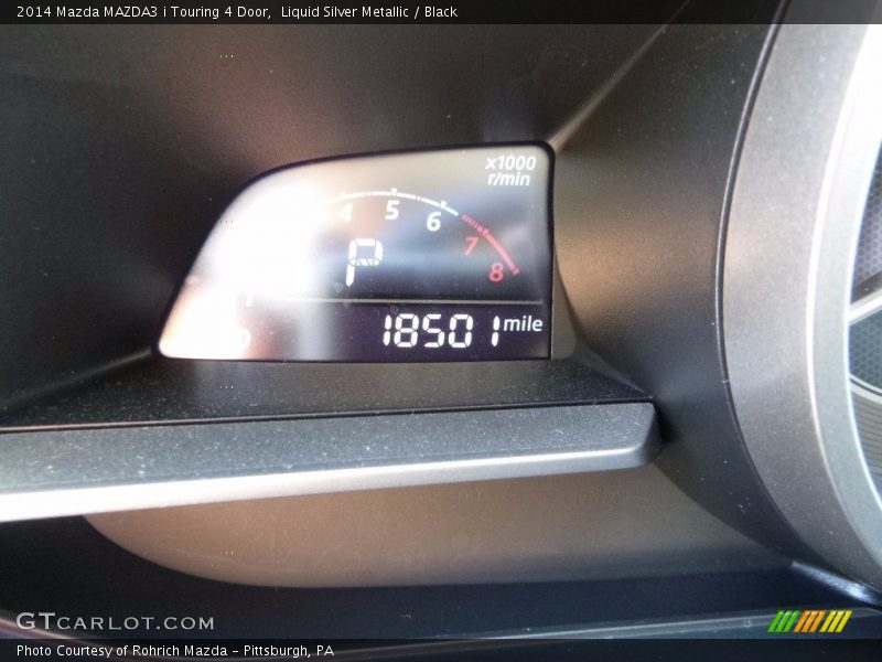 Liquid Silver Metallic / Black 2014 Mazda MAZDA3 i Touring 4 Door
