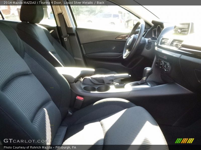 Liquid Silver Metallic / Black 2014 Mazda MAZDA3 i Touring 4 Door