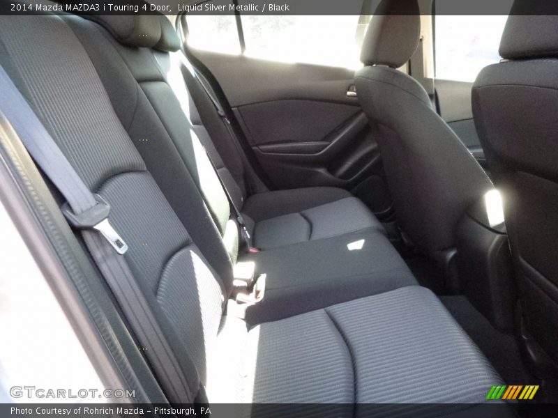 Liquid Silver Metallic / Black 2014 Mazda MAZDA3 i Touring 4 Door