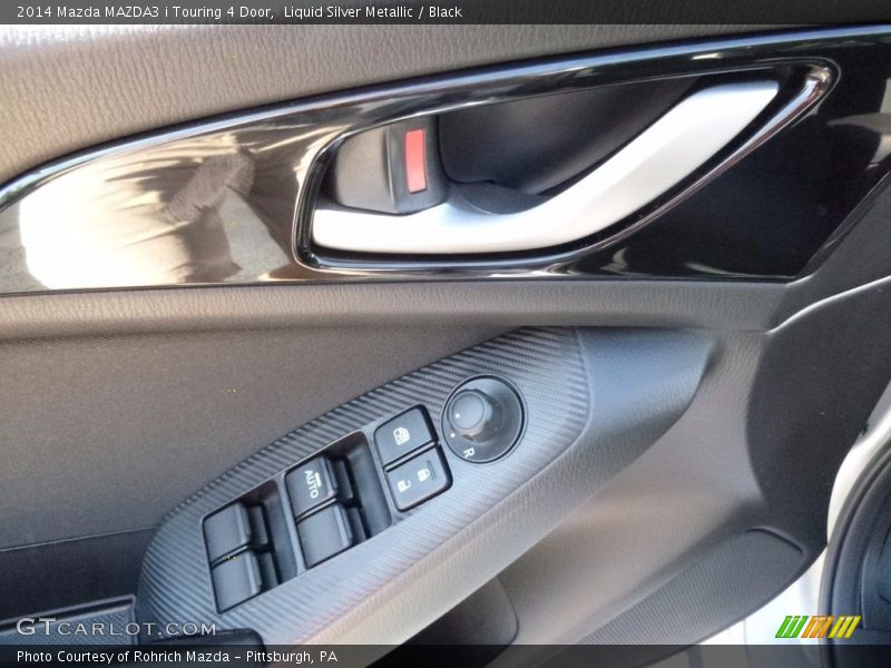 Liquid Silver Metallic / Black 2014 Mazda MAZDA3 i Touring 4 Door