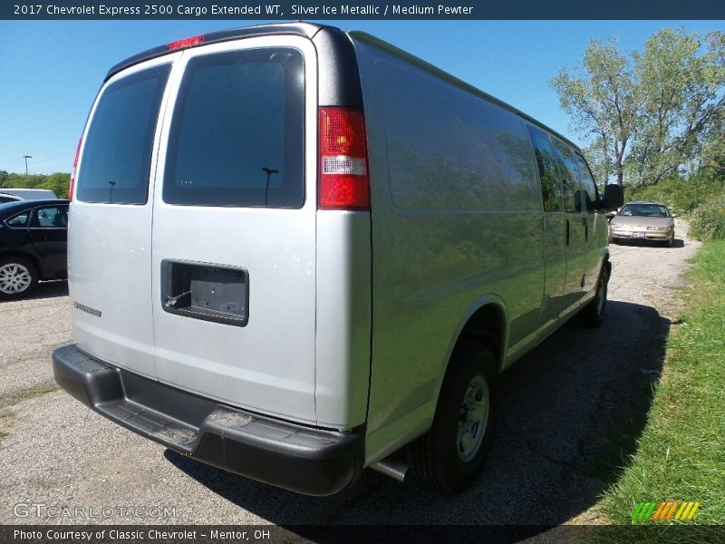 Silver Ice Metallic / Medium Pewter 2017 Chevrolet Express 2500 Cargo Extended WT