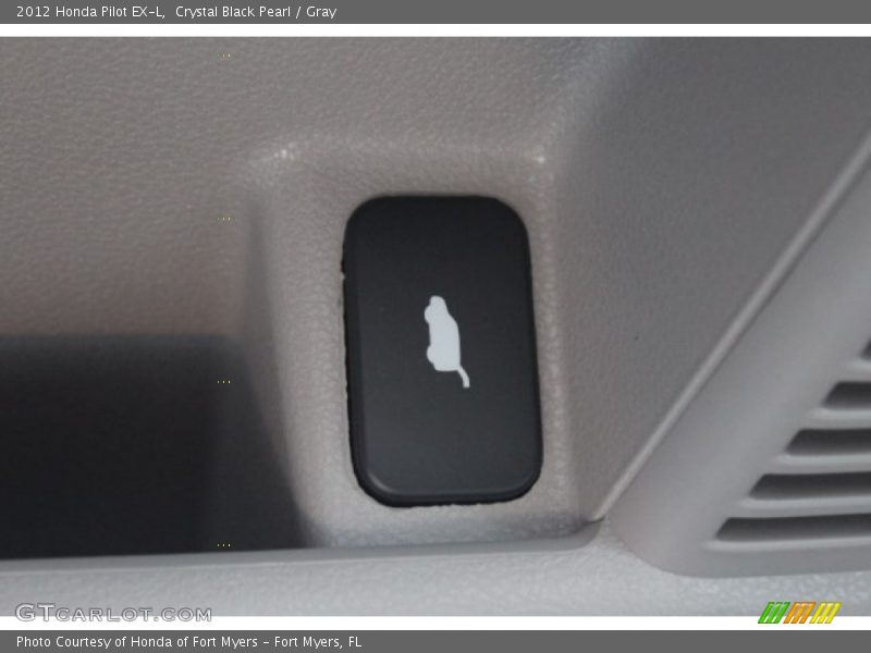 Crystal Black Pearl / Gray 2012 Honda Pilot EX-L