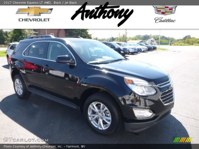 Black / Jet Black 2017 Chevrolet Equinox LT AWD
