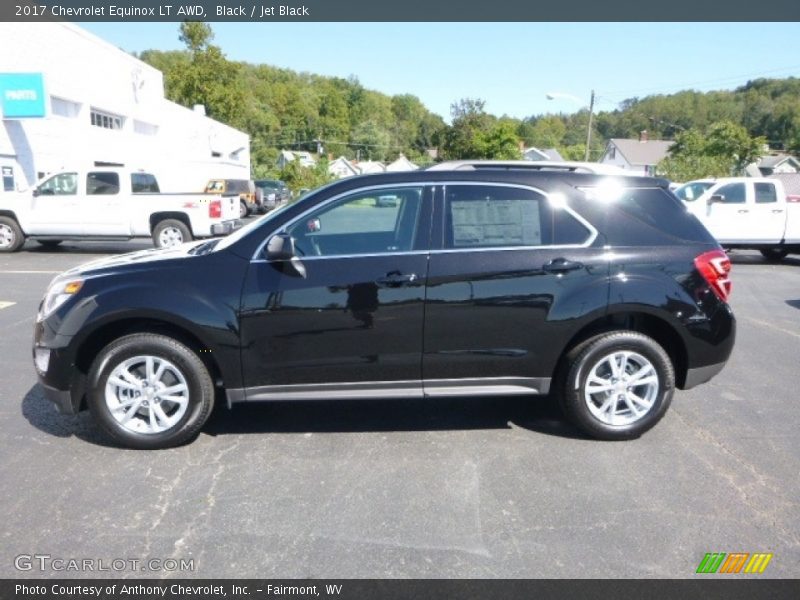 Black / Jet Black 2017 Chevrolet Equinox LT AWD