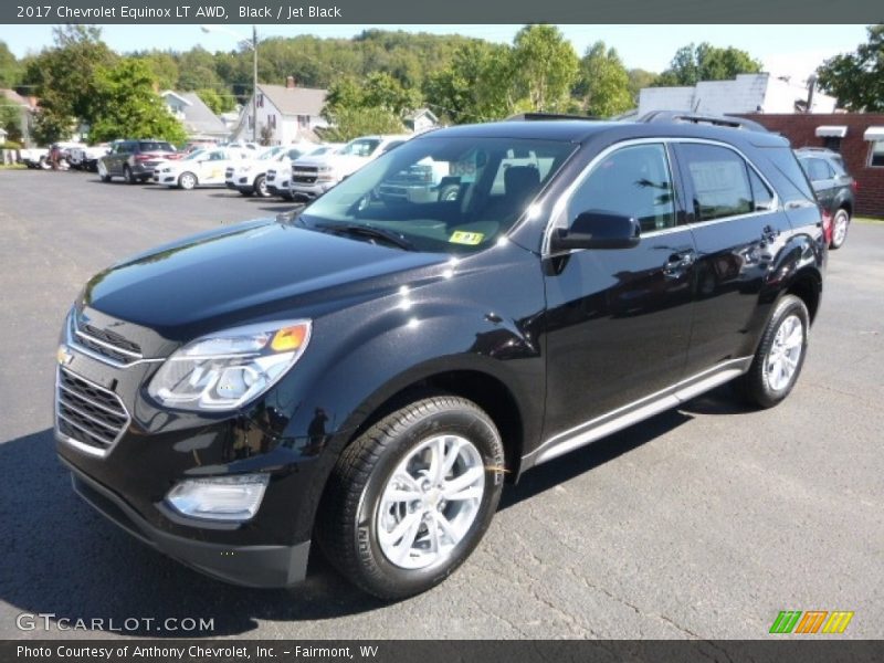 Black / Jet Black 2017 Chevrolet Equinox LT AWD