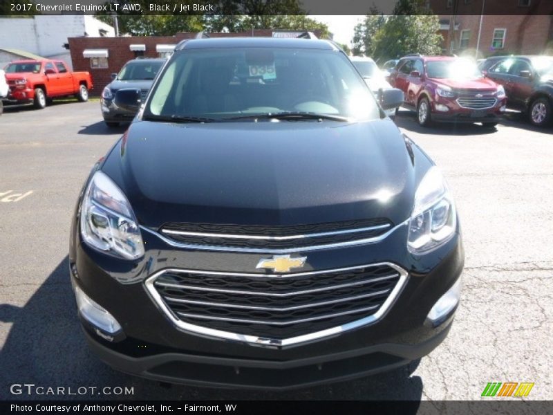 Black / Jet Black 2017 Chevrolet Equinox LT AWD