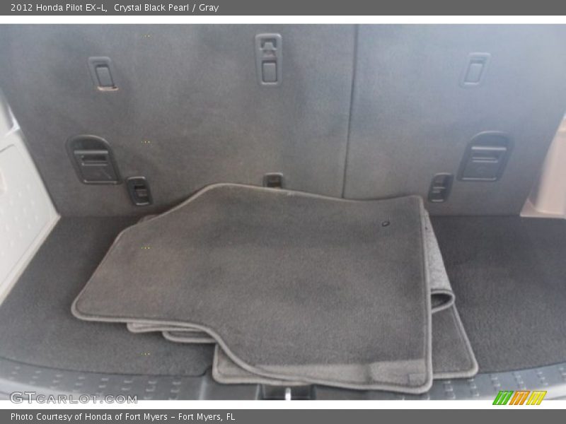 Crystal Black Pearl / Gray 2012 Honda Pilot EX-L
