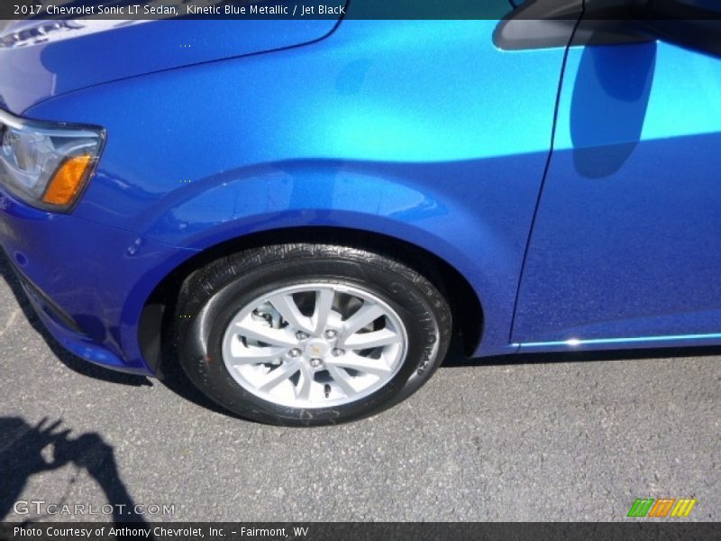 Kinetic Blue Metallic / Jet Black 2017 Chevrolet Sonic LT Sedan