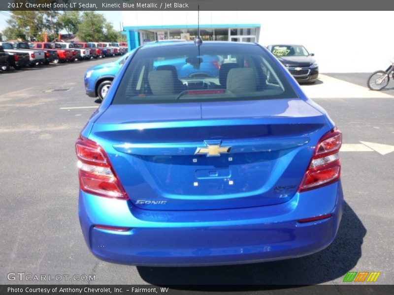 Kinetic Blue Metallic / Jet Black 2017 Chevrolet Sonic LT Sedan