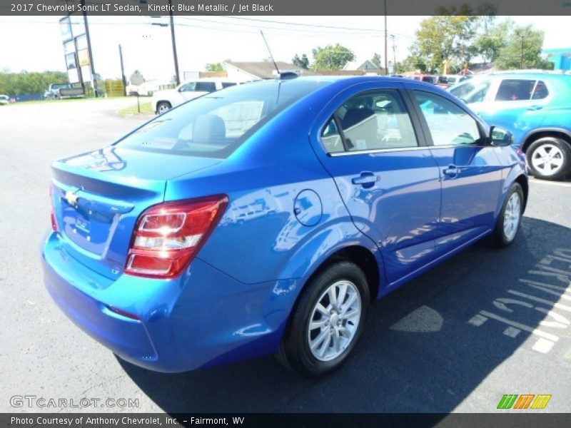 Kinetic Blue Metallic / Jet Black 2017 Chevrolet Sonic LT Sedan