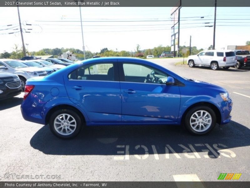 Kinetic Blue Metallic / Jet Black 2017 Chevrolet Sonic LT Sedan
