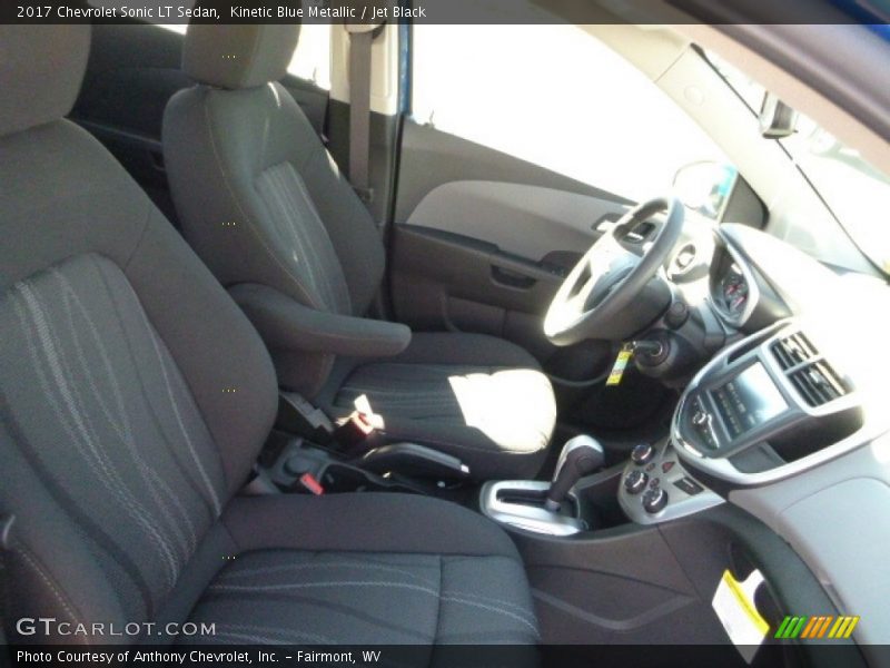 Kinetic Blue Metallic / Jet Black 2017 Chevrolet Sonic LT Sedan