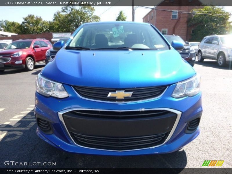 Kinetic Blue Metallic / Jet Black 2017 Chevrolet Sonic LT Sedan