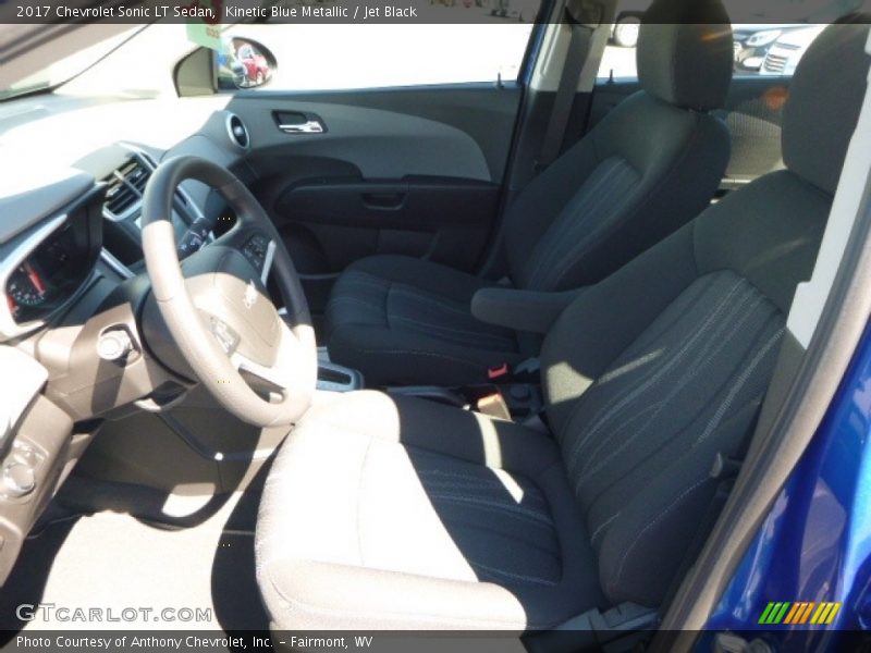 Kinetic Blue Metallic / Jet Black 2017 Chevrolet Sonic LT Sedan