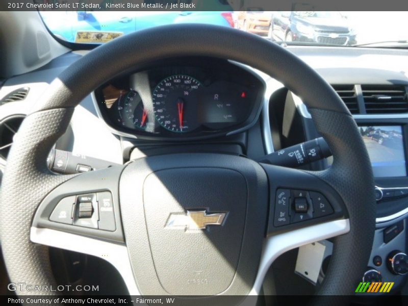 Kinetic Blue Metallic / Jet Black 2017 Chevrolet Sonic LT Sedan