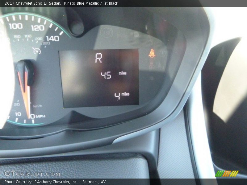 Kinetic Blue Metallic / Jet Black 2017 Chevrolet Sonic LT Sedan