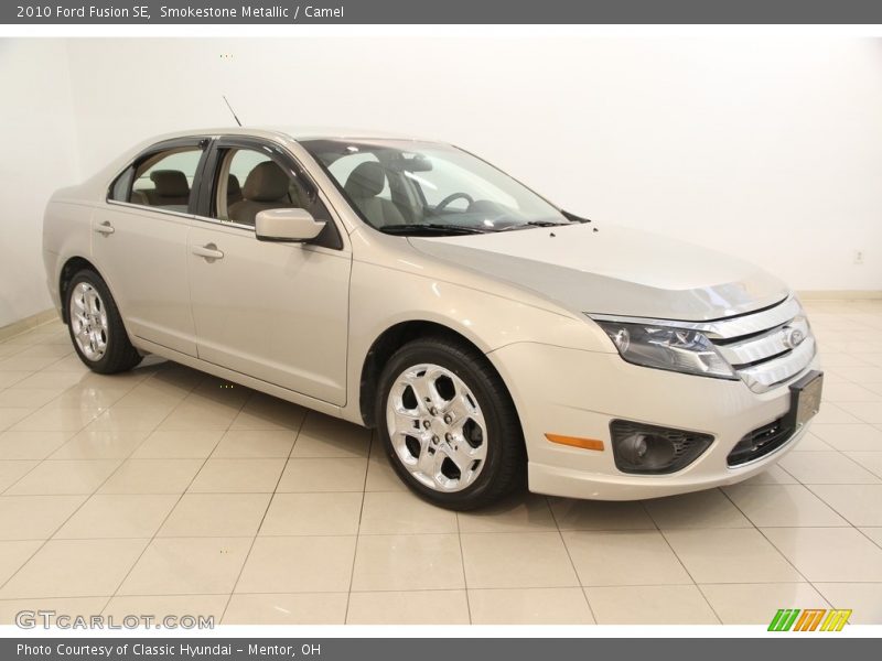 Smokestone Metallic / Camel 2010 Ford Fusion SE