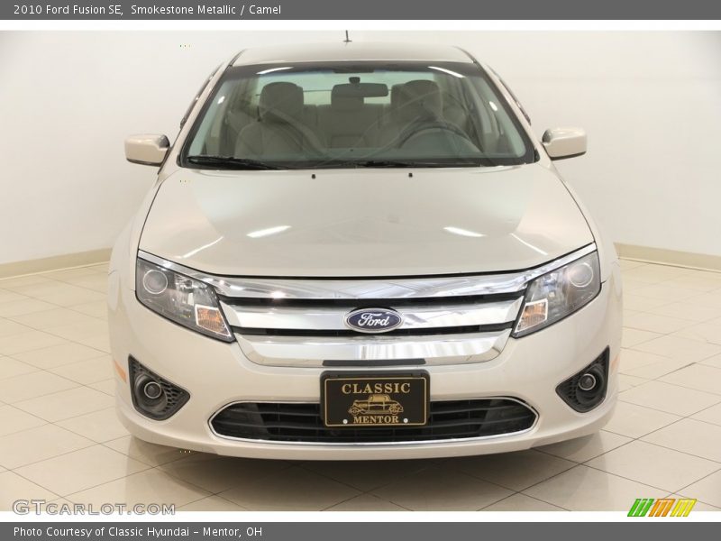 Smokestone Metallic / Camel 2010 Ford Fusion SE