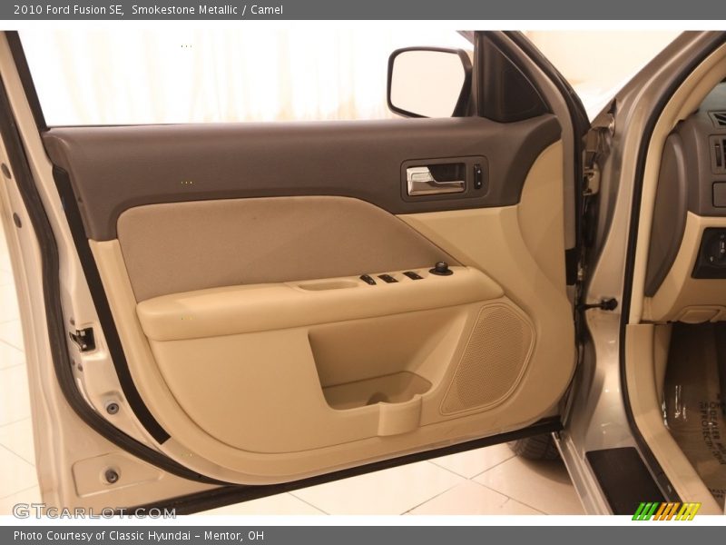 Smokestone Metallic / Camel 2010 Ford Fusion SE