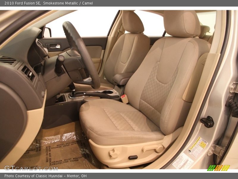 Smokestone Metallic / Camel 2010 Ford Fusion SE