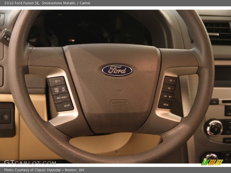 Smokestone Metallic / Camel 2010 Ford Fusion SE