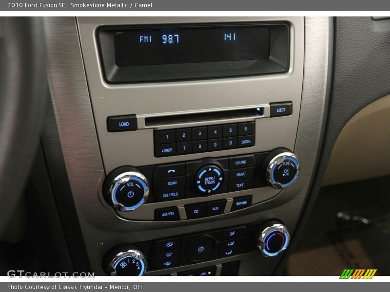 Smokestone Metallic / Camel 2010 Ford Fusion SE