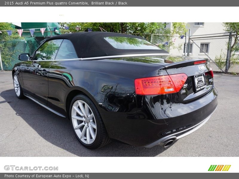 Brilliant Black / Black 2015 Audi A5 Premium Plus quattro Convertible