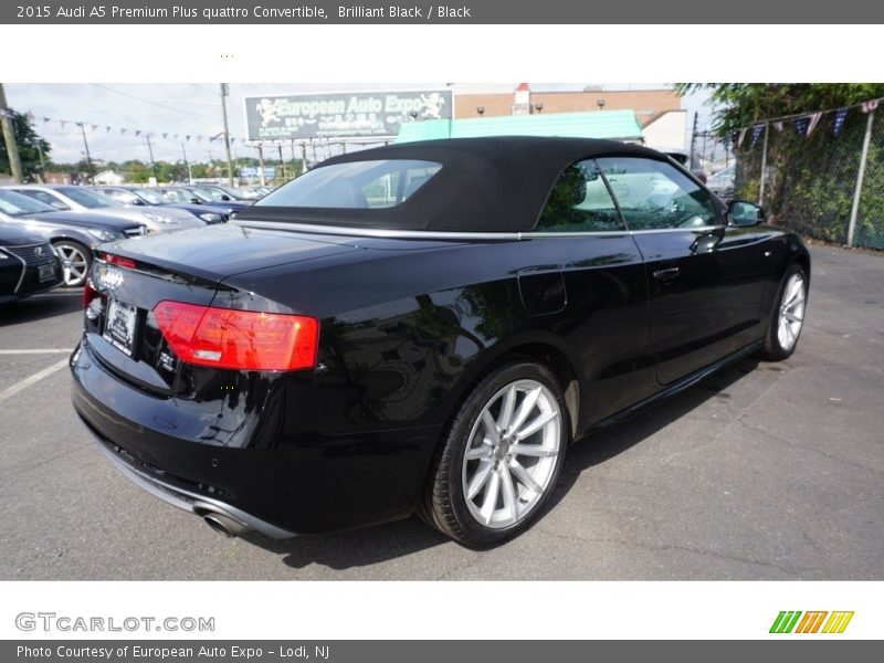 Brilliant Black / Black 2015 Audi A5 Premium Plus quattro Convertible