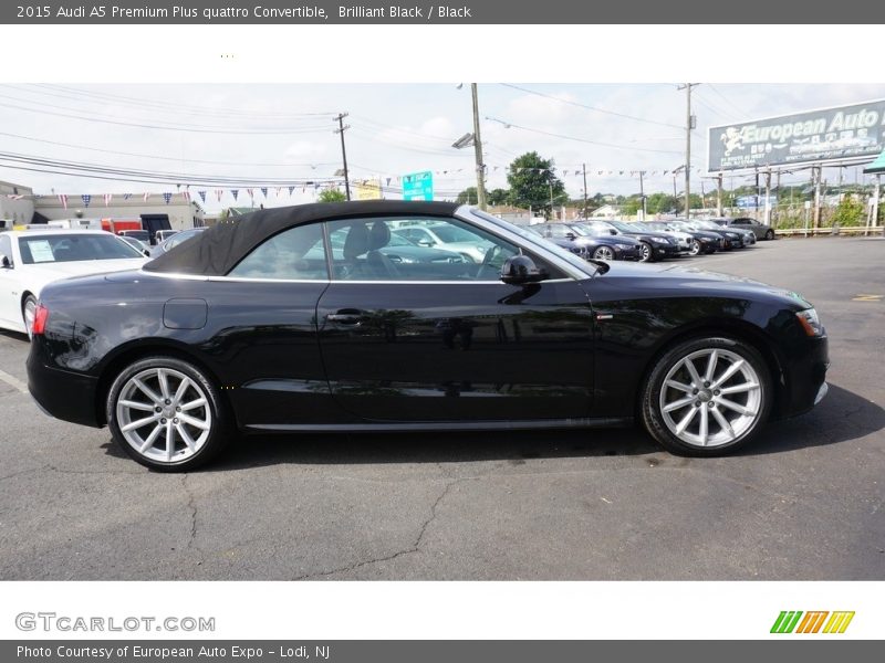 Brilliant Black / Black 2015 Audi A5 Premium Plus quattro Convertible