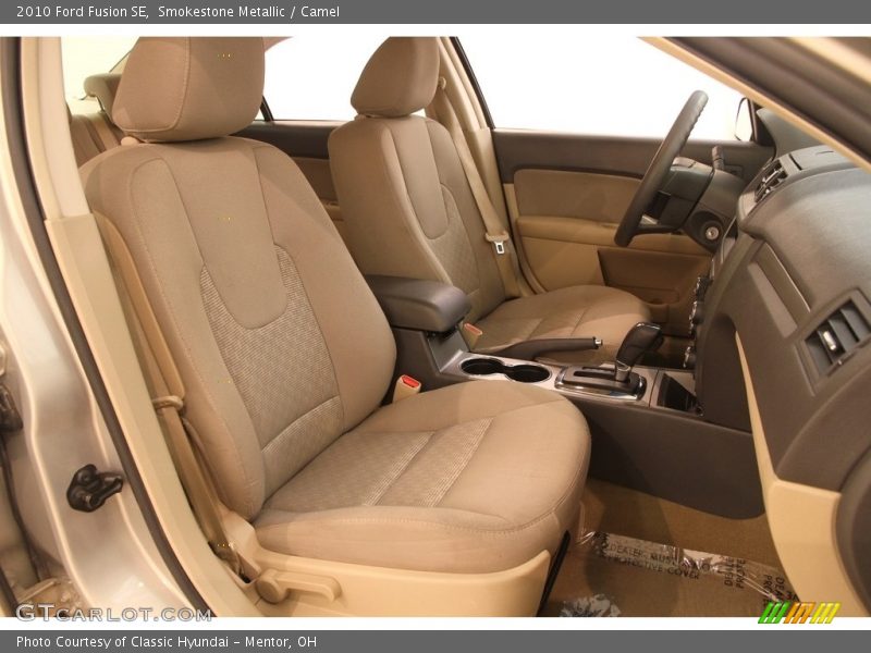 Smokestone Metallic / Camel 2010 Ford Fusion SE