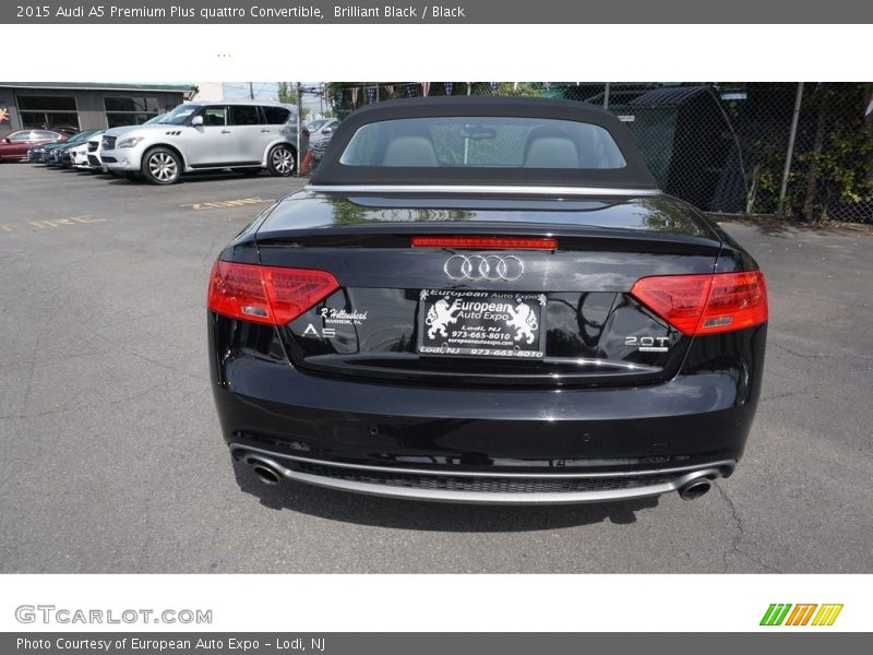Brilliant Black / Black 2015 Audi A5 Premium Plus quattro Convertible