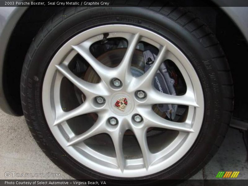 Seal Grey Metallic / Graphite Grey 2003 Porsche Boxster