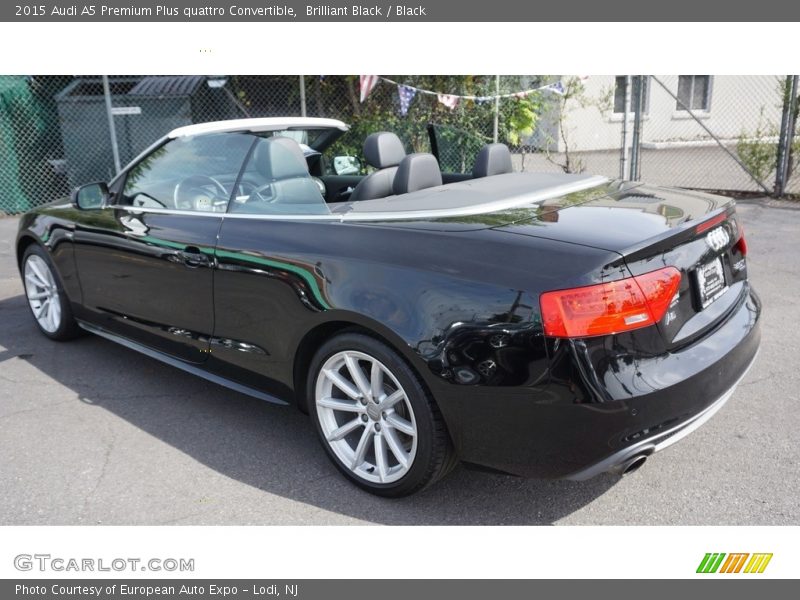 Brilliant Black / Black 2015 Audi A5 Premium Plus quattro Convertible