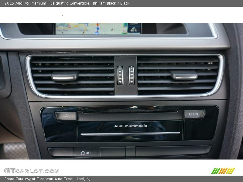 Brilliant Black / Black 2015 Audi A5 Premium Plus quattro Convertible