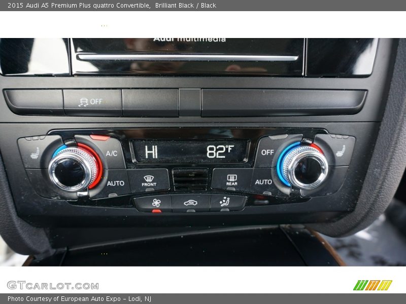 Brilliant Black / Black 2015 Audi A5 Premium Plus quattro Convertible